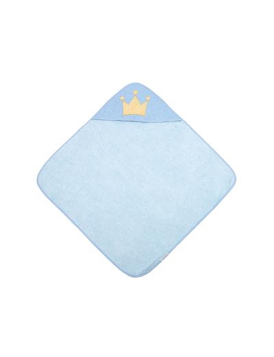Okrycie kąpielowe dla niemowląt  King- niebieskie 85x85cm