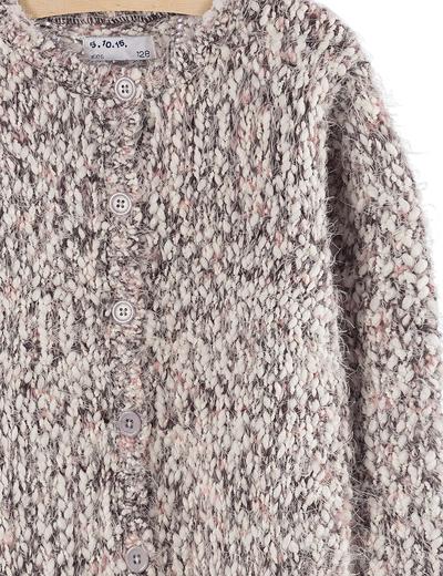 Sweter dla dziewczynki- zapinany na guziki