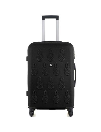 Duża twarda walizka (80 L ) czarna - 70x44x30 cm