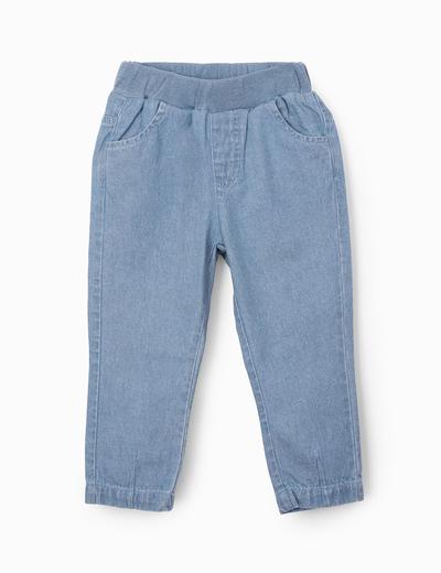 Spodnie niemowlęce jeansowe- niebieskie