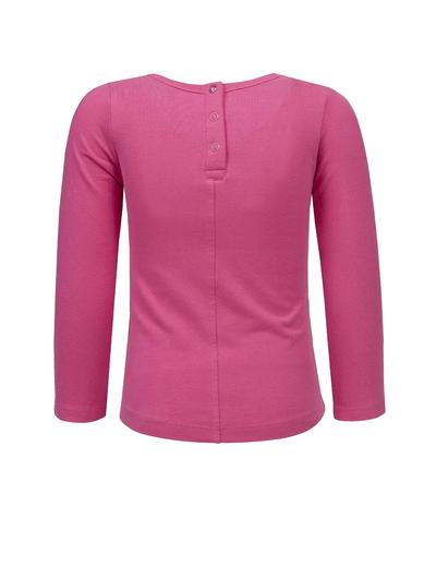 Dziewczęca różowa bluzka z długim rękawem - Lief