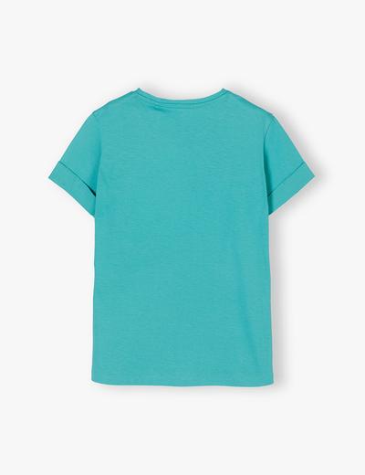 Zielony T-shirt dla dziewczynki