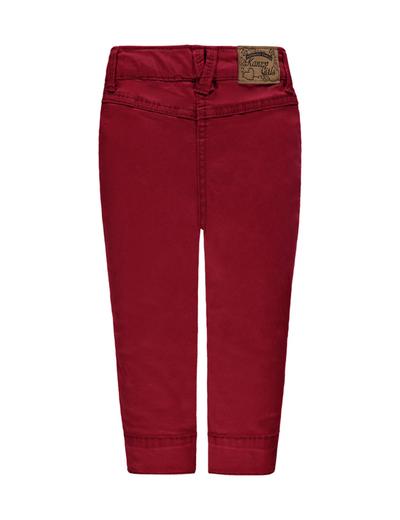 Spodnie materiałowe dziewczęce czerwone