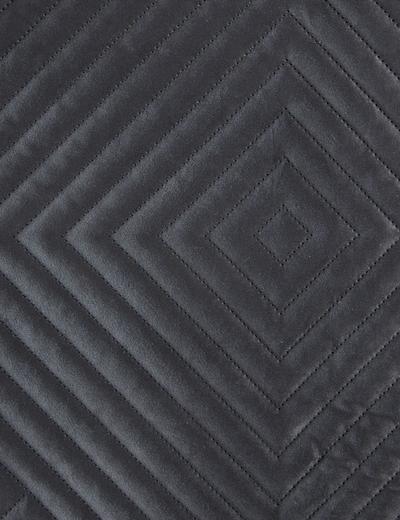 Narzuta pikowana na łóżko 220x240cm - czarna