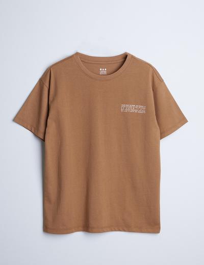 Bawełniany brązowy t-shirt dla dziecka - unisex - Limited Edition