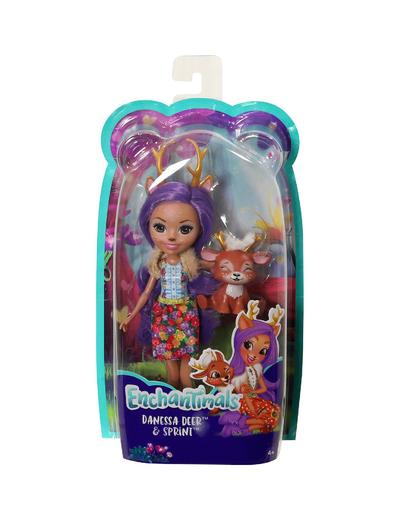 Enchantimals Lalka Danessa Deer + jelonek Sprint figurka wiek 4+