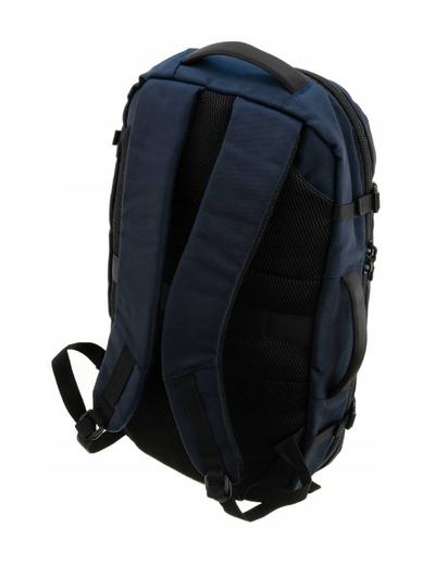 Plecak-torba podróżna z uchwytem na walizkę — David Jones granatowy