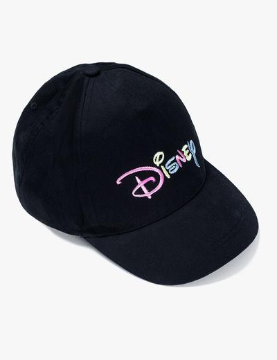 Bawełniana czapka dziewczęca z daszkiem Minnie Mouse - czarna
