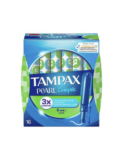 Tampax Compak Pearl Super Tampony z aplikatorem 16szt