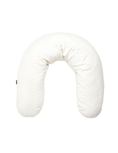 Poduszka do karmienia Comfort Exclusive  grochy szaro-białe 170 cm