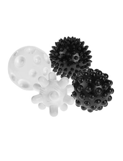 Piłki sensoryczne czarno-białe 4szt
