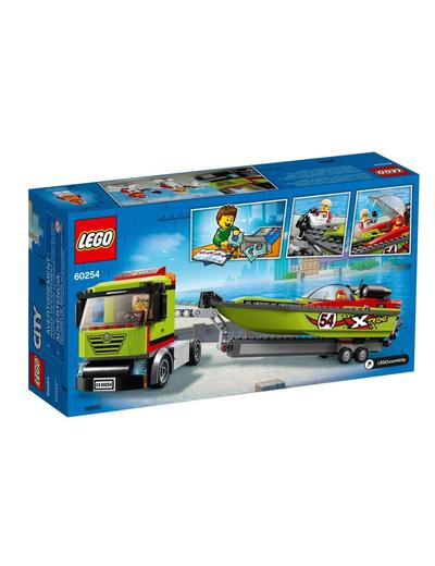 Lego City - Transporter łodzi wyścigowej - 238 el wiek 5+