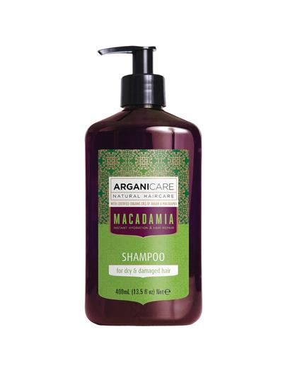 ARGANICARE NATURAL HAIRCARE Macadamia Shampoo szampon nawilżający do suchych i zniszczonych włosów - 400 ml