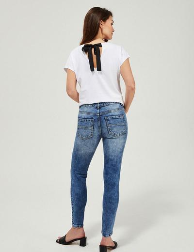 Spodnie jeansy z efektem sprania