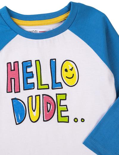 Bluzka niemowlęca bawełniana Hello Dude