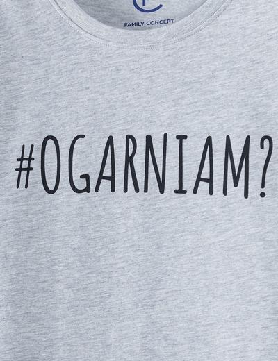 T-shirt męski z polskim napisem- #Ogarniam?