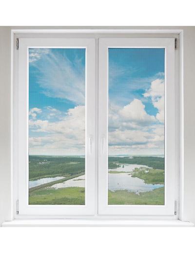 Moskitiera na okno biała 2-pack wymiary 150 x 130 cm
