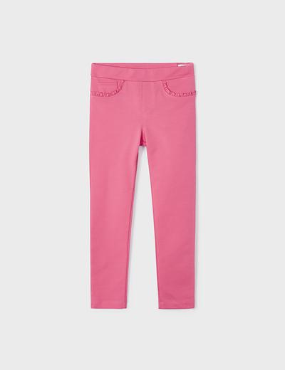 Spodnie długie dla dziewczynki Mayoral - różowe