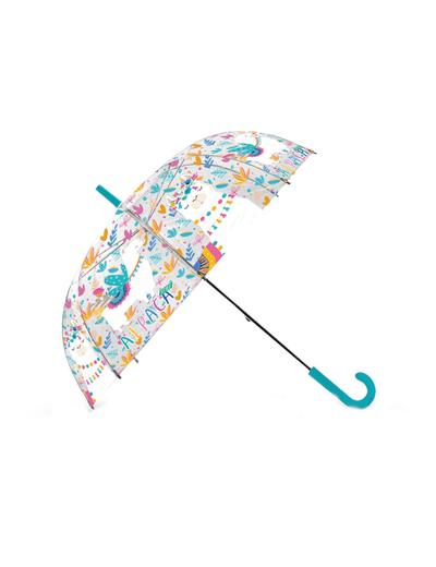 Parasolka przezroczysta, automatyczna dla dzieci 52 cm Lama