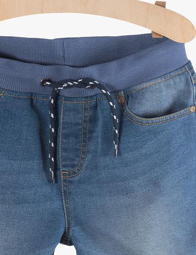 Szorty chłopięce jeansowe- niebieskie z kieszeniami