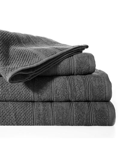 Ręcznik z bordiurą w pasy 50x90 cm