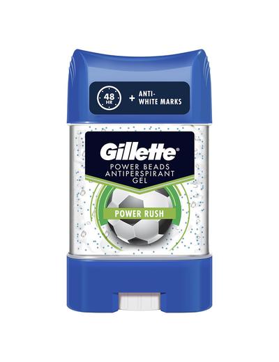 Gillette Power Rush Przezroczysty żel, antyperspirant 75ml