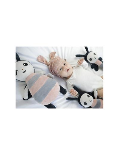 Czapeczka bawełniana literki kolekcja CuteSuit - różowa