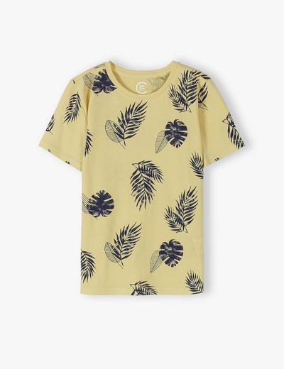 Bawełniany t-shirt dla chłopca- ubrania dla całej rodziny