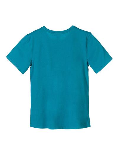Koszulka chłopięca niebieska z krótkim rękawem -Sk8ing