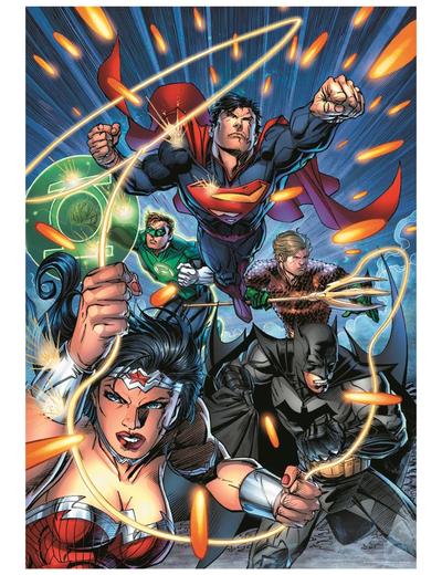 Puzzle 300 elementów DC Comics Liga Sprawiedliwych (Justice League)