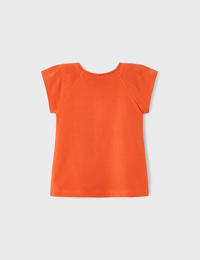 Koszulka dla dziewczynki Mayoral - pomarańczowa