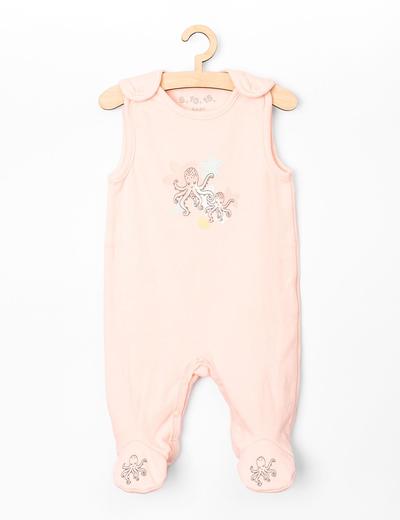 Śpiochy niemowlęce różowe- 100% bawełna