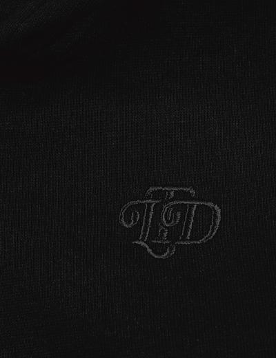 Czarna rozpinana bluza dresowa z kapturem - unisex - Limited Edition