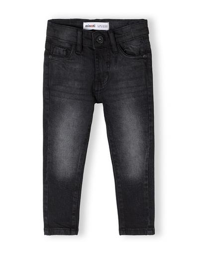 Czarne spodnie jeansowe chłopięce typu skinny