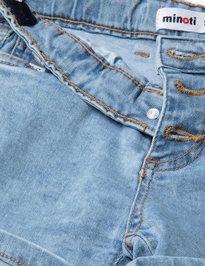 Szorty jeansowe dla dziewczynki z ozdobnymi cekinami