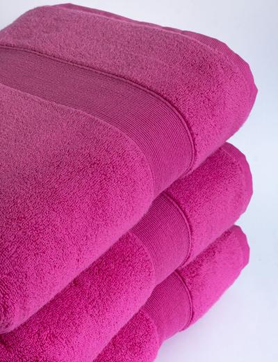 Bawełniany ręcznikROCCO 70x140 cm - różowy