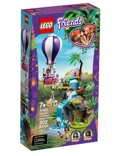Lego Friends - Balonem na ratunek tygrysowi - 302 elementy wiek 7+