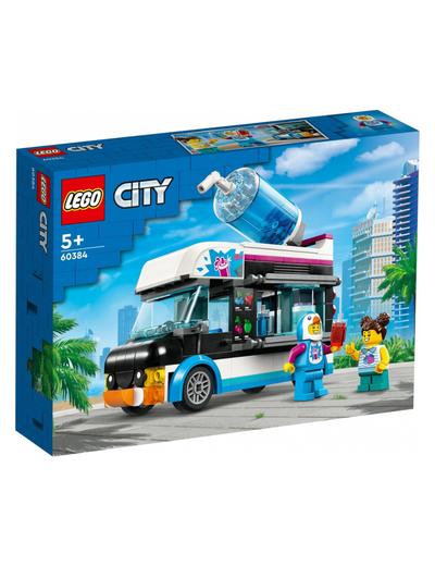 Klocki LEGO City 60384 Pingwinia furgonetka ze slushem - 194 elementy, wiek 5 +