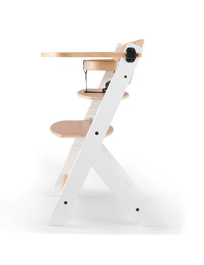 Krzesełko do karmienia ENOCK drewniane białe nogi Kinderkraft