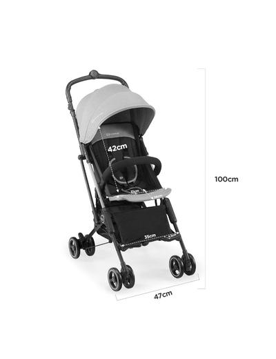 Wózek spacerowy Mini Dot Kinderkraft szary 0-15kg