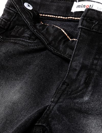 Czarne jeansowe krótkie spodenki dla chłopca