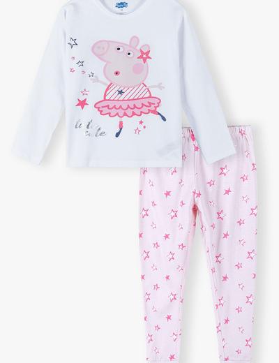 Bawełniana pidżama dziewczęca Świnka Peppa