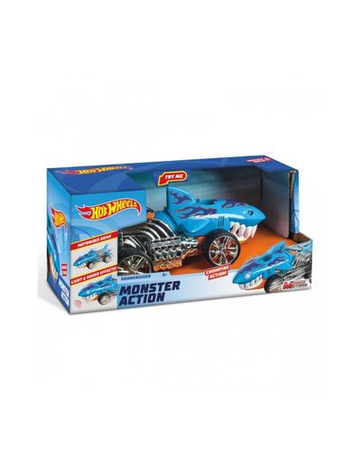 Hot Wheels Samochód  Monster Rekin  - niebieski