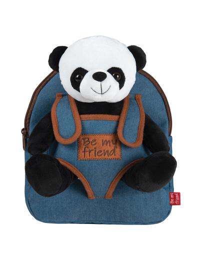 Plecak Denim z przytulanką - Paul Panda wiek 2+
