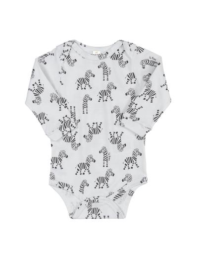 Bawełniane body dla niemowlaka w zebry