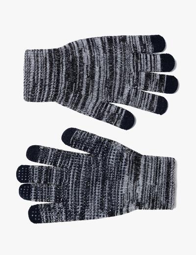 Rękawiczki szare - touch pad fingers