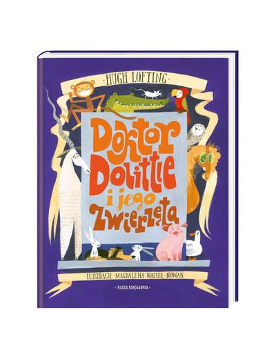 Książka Doktor Dolittle i jego zwierzęta.