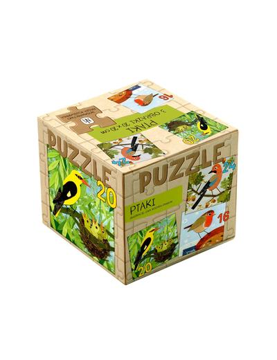 Puzzle dla dzieci 3w1 "Ptaki" Nasza Księgarnia