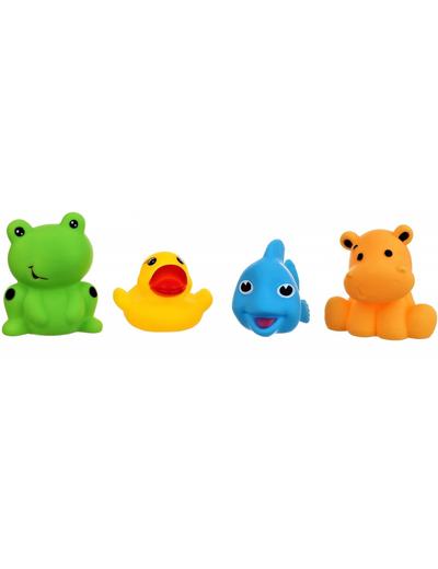 Zabawki do kąpieli Zwierzątka 4 sztuki