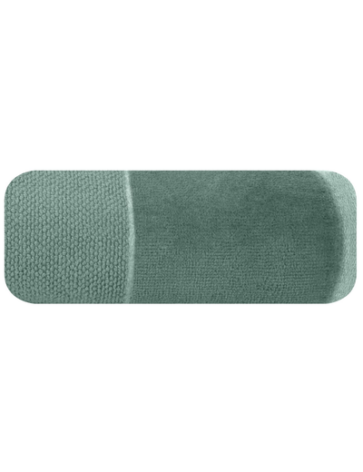 Zielony ręcznik 70x140 cm z ozdobnym pasem